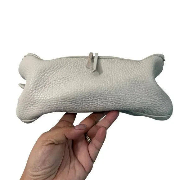 Rebecca Minkoff Ivory Darren Pebbled Leather Bucket Shoulder Bag - Picture 8 of 14